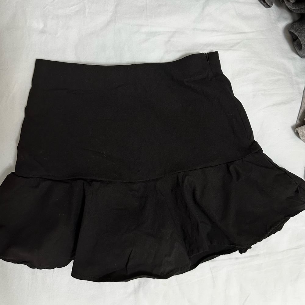 Zara black mini skirt